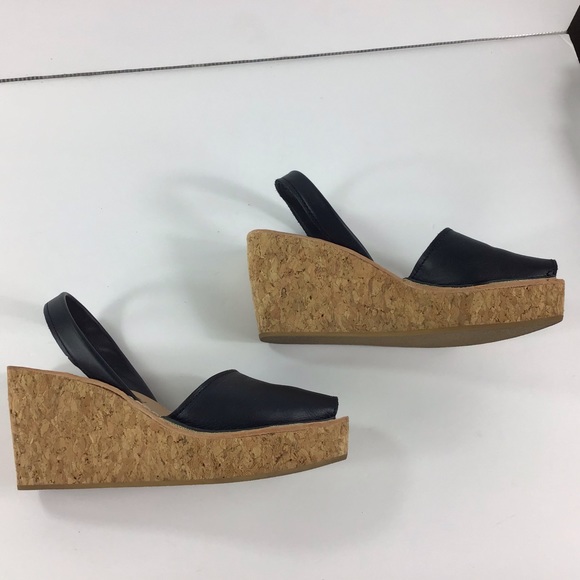 The Spanish Sandal cork leather wedges- AVARCAS - Picture 5 of 14